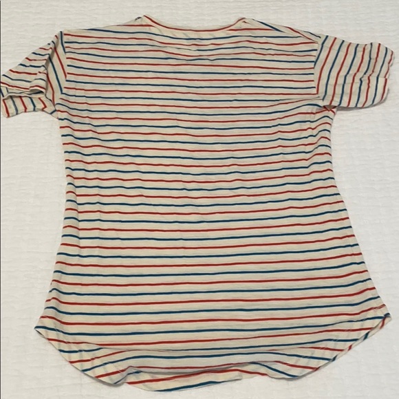 Madewell Whisper T-shirt in Brion Stripe - Picture 6 of 10